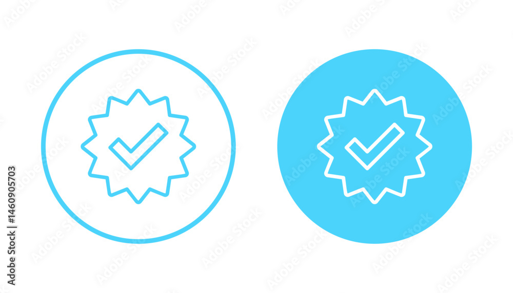 verified icon vector. verification check mark. approved sign and symbol verified icon vector. verification check mark. approved sign and symbol