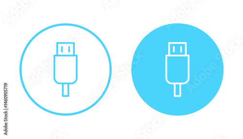 Usb icon vector. Flash disk sign and symbol. flash drive sign.
