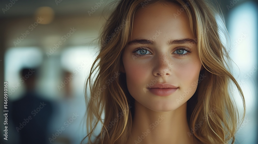 Close-up portrait of a young woman (2) Close-up portrait of a young woman (2)