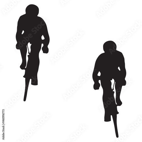 bicycle silhouette, bicycle vector, bicycle illustration, silhouette, set icon, silhouette, bicycle