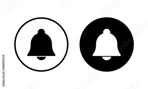 Bell Icon vector illustration. Notification sign and symbol for web site design