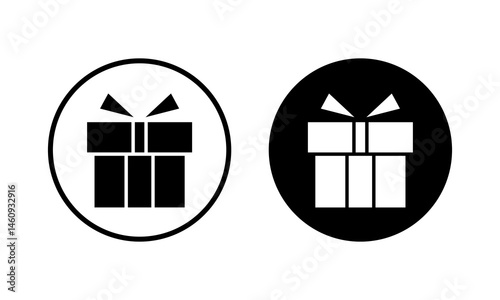 Gift icon vector illustration. gift sign and symbol. birthday gift
