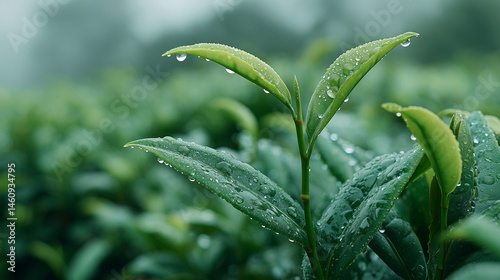 Tea Leaves Dew Drops: Close...
