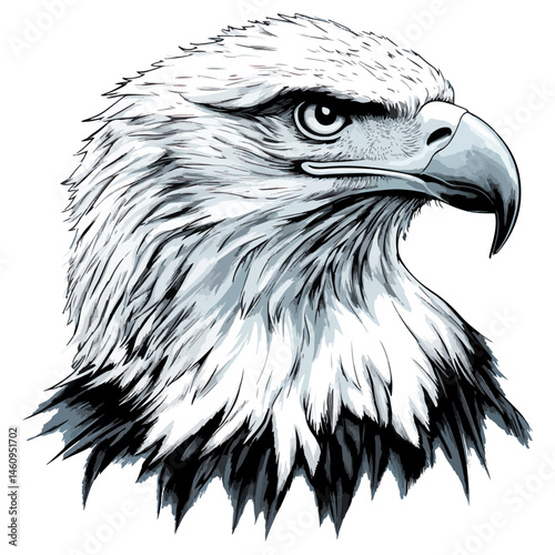 eagle, animal, vector, transparent background, beak, wildlife, nature, predator, raptor, isolated, feather, feathers, bird of prey, symbol, hawk, freedom, wing, fly