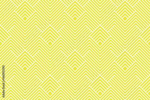 Abstract geometric pattern. A seamless vector background. White and yellow ornament. Graphic modern pattern. Simple lattice graphic design