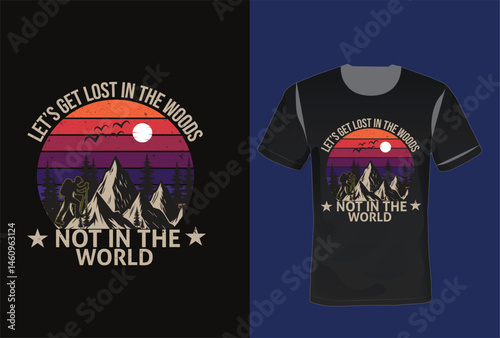 t- shirt print, t-shirt design, camping & travel t shirt design