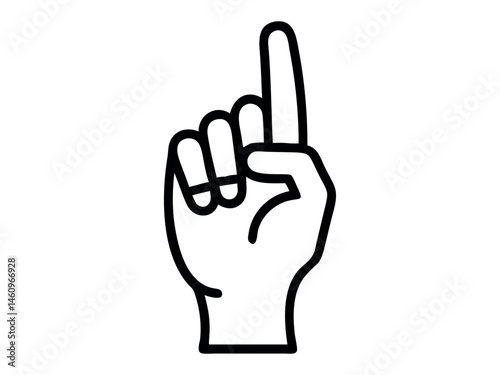 Black and white hand pointing upwards, a simple gesture. hand, finger, pointing, index finger, gesture, black and white, illustration, graphic, design, art,  silhouette hand pointing upwards against.