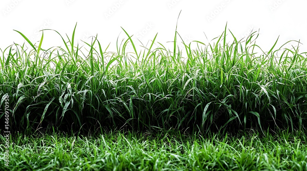 Obraz premium Verdant meadow blades dancing in sunlight