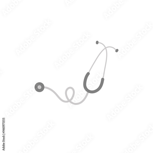 Medical stethoscope icon