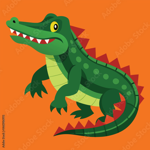 crocodile vector
