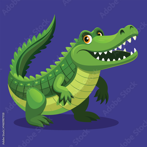 crocodile vector
