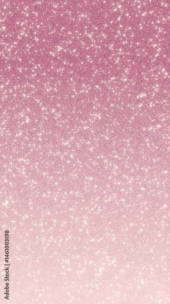 pink texture with shiny glittering stars animation, luxury bright pink pattern vertical social media motion design element	