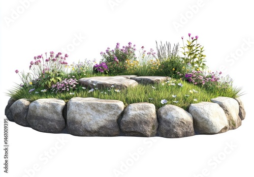 Flowering rock garden (1)