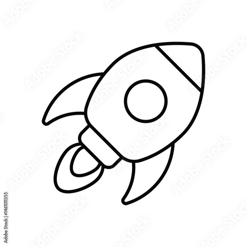 Starting New Ventures icon vector stock illustration