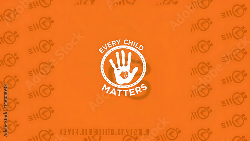 Logo design for Every Child Matters national day of truth and reconciliation photo