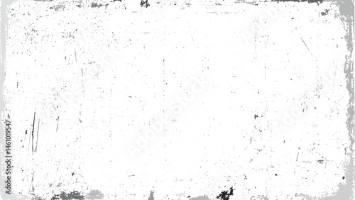 Old worn overlay distressed uneven background. Rough, dirty, grainy design. Vintage grunge paper texture. Scratched or cracked vector illustration.	
