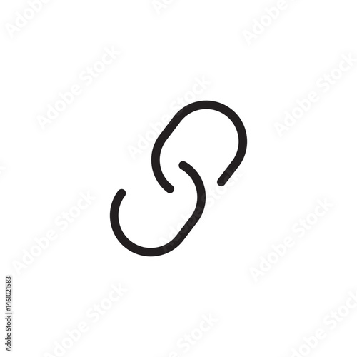 Link icon . Internet URL or webpage url link icon. Link icon vector for web, computer and mobile app.  