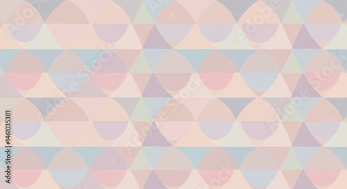 Wallpaper Mural Delicate pastel geometric pattern design. Torontodigital.ca