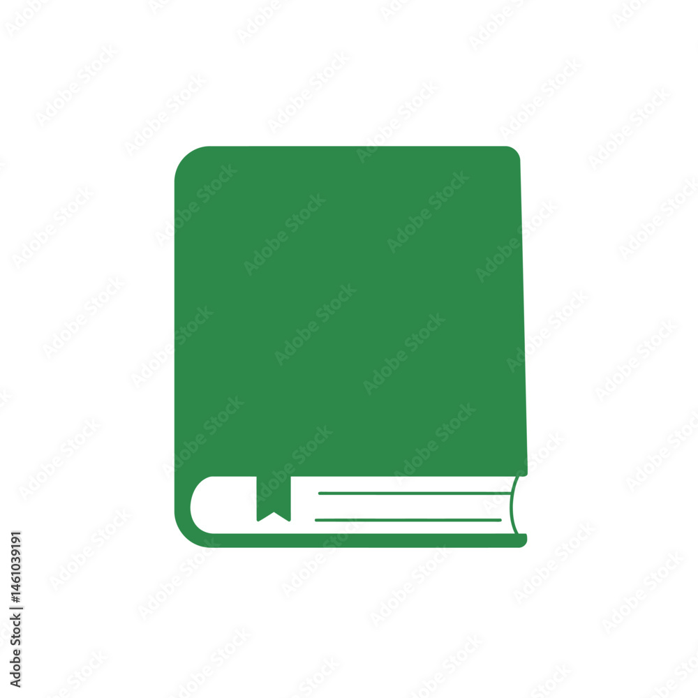 Green book illustration vector Green book illustration vector