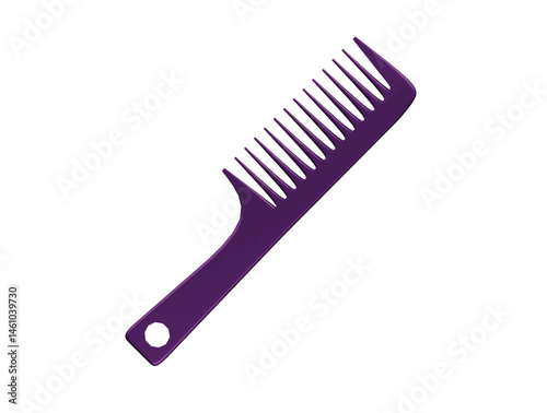 hair comb icon 3d illustration render
