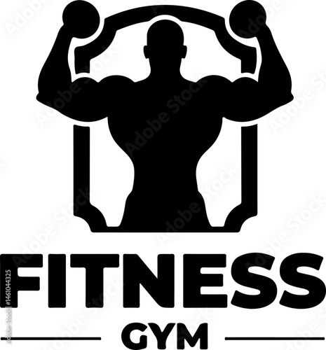 Iron Arch Fitness Gym Logo"
