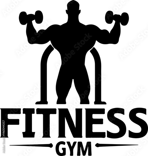 Iron Arch Fitness Gym Logo"