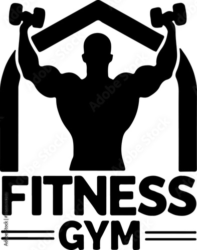 Iron Arch Fitness Gym Logo"