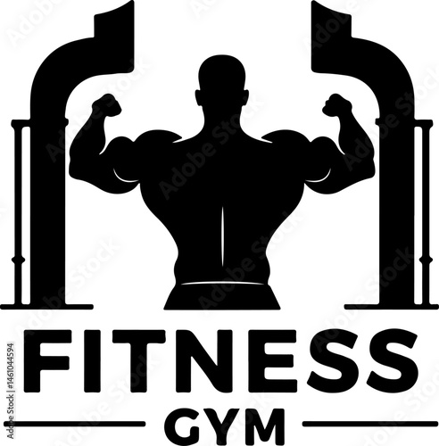 Iron Arch Fitness Gym Logo"