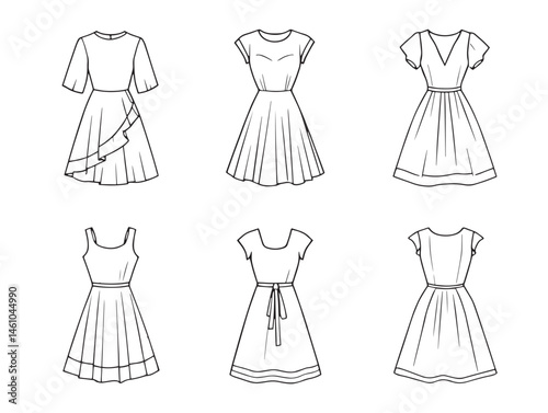 Linen Muse line art illustration featuring elegant abstract female design