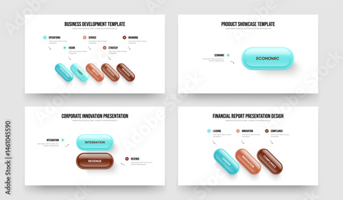 Investor Performance Five One Two Three Element Diagram Presentation Template Vector Illustration Bundle. Product Overview 5 1 2 3 Step Infographic Slideshow Layout Collection.
