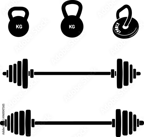  Fitness Gym Vector