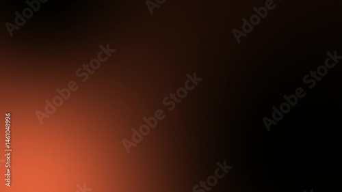 Orange black simple smooth futuristic modern liquid gradient, simple elegant abstract background animation, blank presentation template