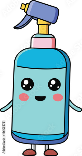 Cartoon spray bottle