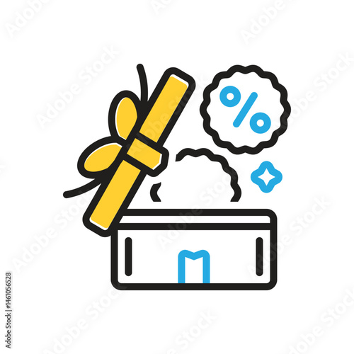 Multi color icon for benefit