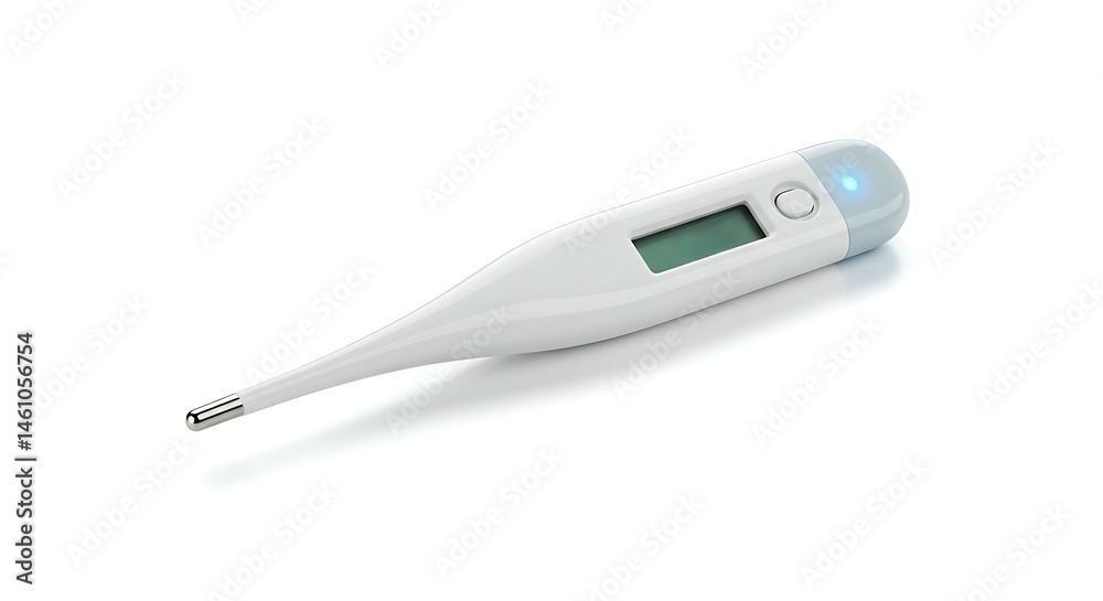 Digital thermometer medical thermometer body temperature fever check health care white background illness on transparent background Digital thermometer medical thermometer body temperature fever check health care white background illness on transparent background