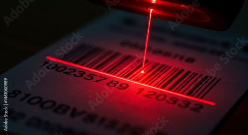 Barcode scanner laser scanning retail product identification technology automation system process