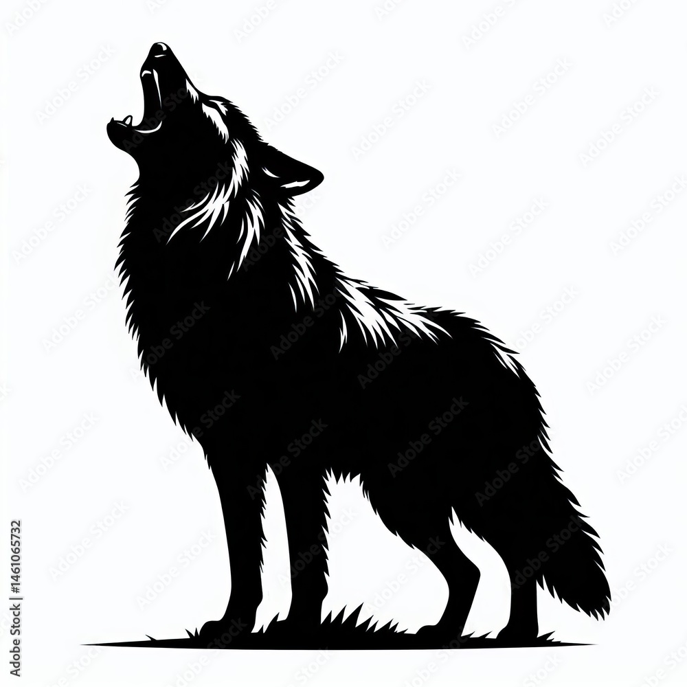 Fototapeta premium wildlife animals silhouettes