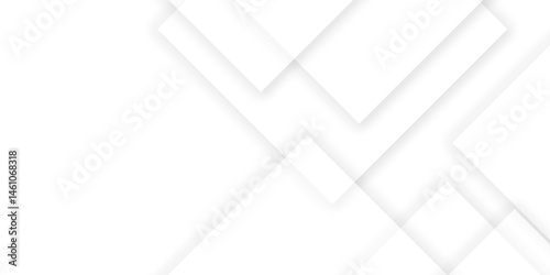 Abstract background seamless with lines and technology square triangle geometric texture background. White geometric minimal and rectangle shape banner design. Modern background used about technology.