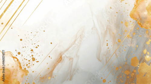 A flat white background with small gold flecks scattered across it, creating an elegant and minimalist design suitable for various applications where a clean look is key to success.