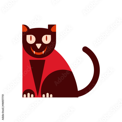 A playful cartoon cat with a friendly expression, suitable for children's content, branding, or web design.