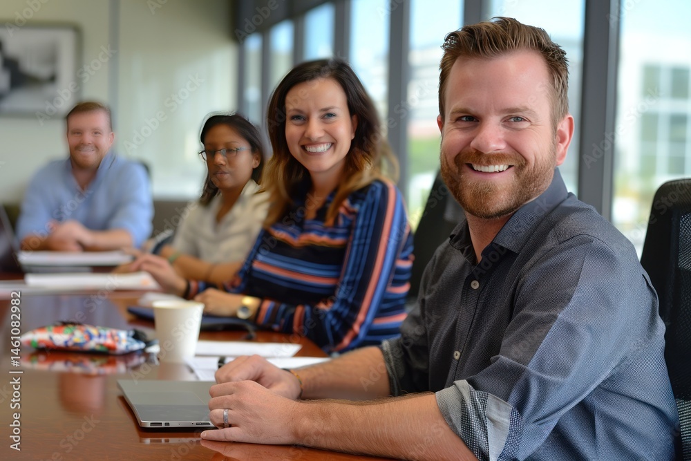 Successful Business Team Meeting, Collaborative Teamwork and Strategic Planning Successful Business Team Meeting, Collaborative Teamwork and Strategic Planning