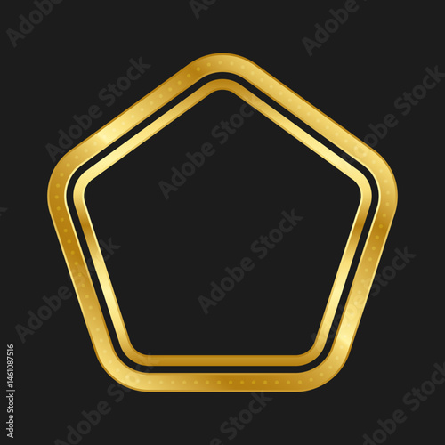 Golden Shields, Badges for Premium Recognition and Award Designs