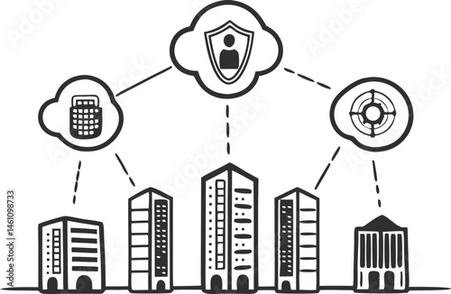 Cyber security Data Protection Information privacy antivirus virus defence internet technology concept. Digital security and privacy background. Cyber and crypto security shield on futuristic screen t