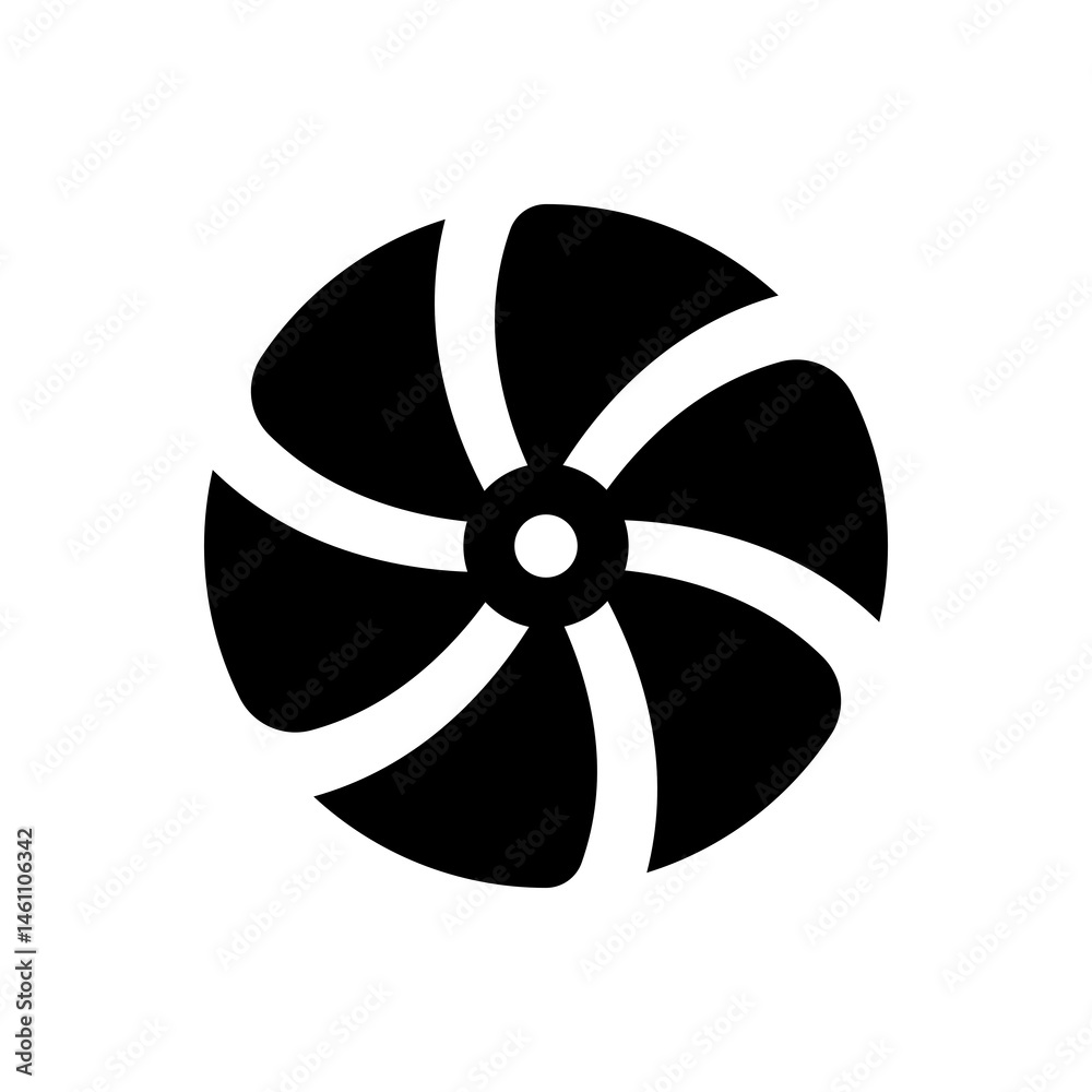 Fan icon isolate on transparent background. Fan icon isolate on transparent background.