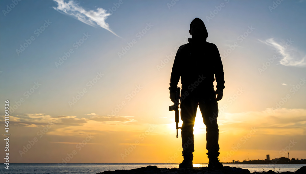Silhouette of Survivor: Firefly Prevention Poster Silhouette of Survivor: Firefly Prevention Poster