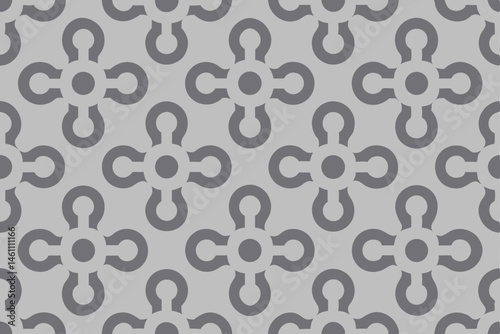 vector seamless pattern with flowers