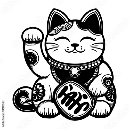 The Lucky Beckoning Cat: Maneki-neko