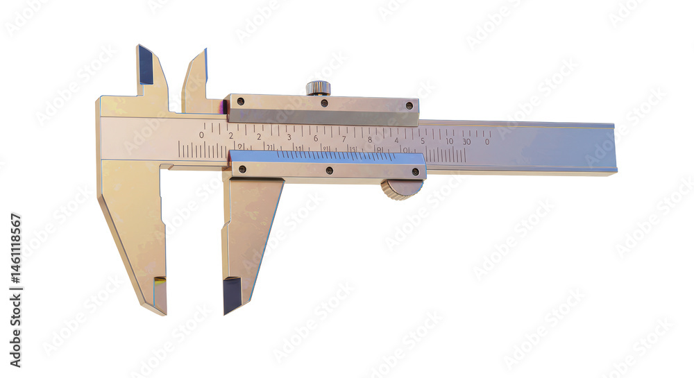 Isolated Caliper Measuring Tool for Accurate Dimensions Isolated Caliper Measuring Tool for Accurate Dimensions