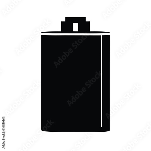 battery pack black silhouette 