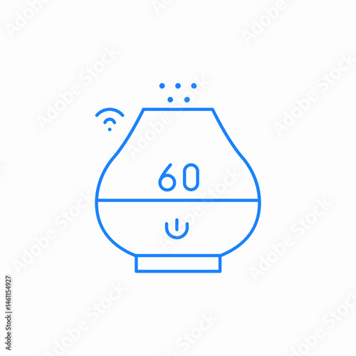 air purifier icon sign vector